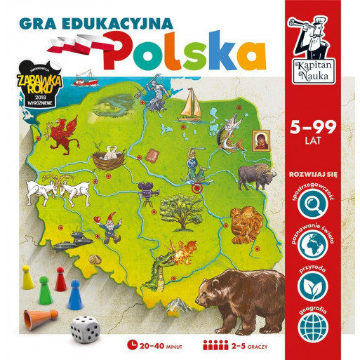 Gra Edukacyjna Gra edukacyjna - Polska 
