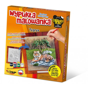 Wypukła Malowanka Zoo - Tygrys
