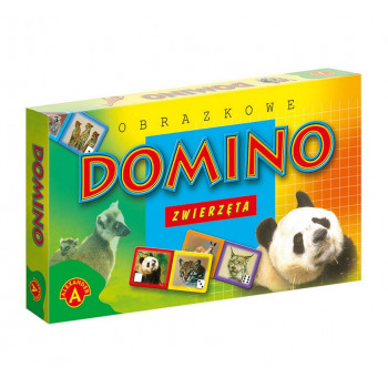 Domino obrazkowe - zwierzęta ALEX