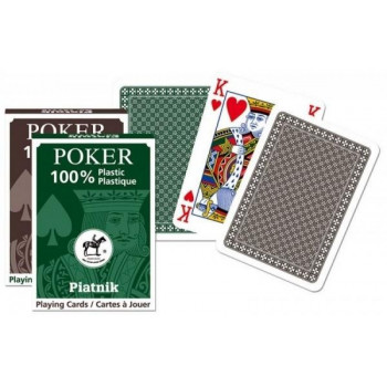 Karty pojedyńcze talie "plastik Poker" PIATNIK