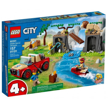 Lego CITY Terenówka ratowników dzikich zwierząt