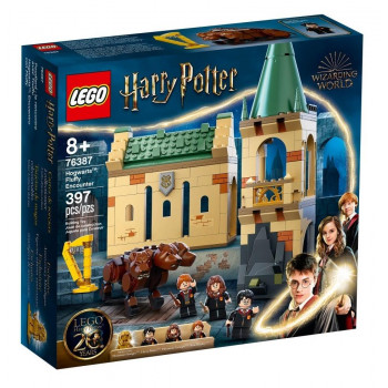 Lego Harry PotterHogwart spotkanie z Puszkiem