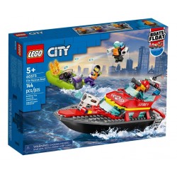 Lego CITY 60373 Łódź strażacka