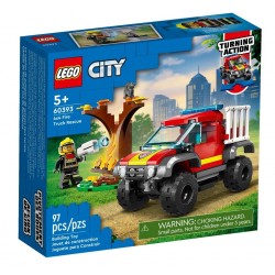 Lego CITY 60393 Wóz strażacki 4x4 misja ratunkowa