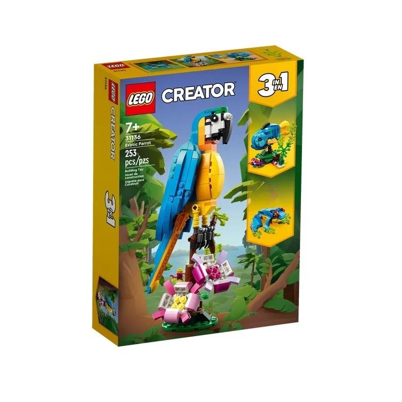Lego CREATOR 31136 Egzotyczna papuga