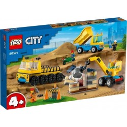 Lego CITY 60391 Ciężarówki i dźwig z kulą