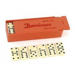 Domino w plastikowym pudełku