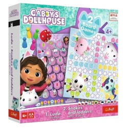 Gra planszowa 2w1 Gabby's Dollhouse TREFL