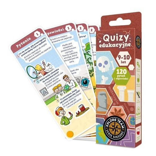 Gra Edukacyjna Xplore Team Quizy dla dzieci 9-10 lat 
